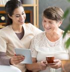 happy caregiver - LEAF program